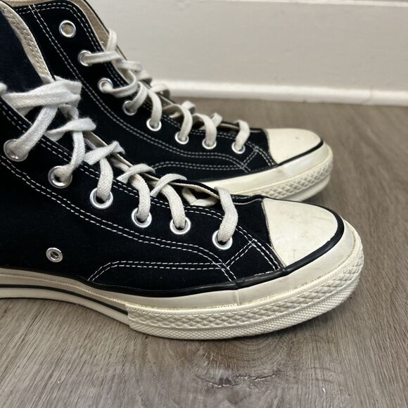Converse Chuck Taylor All Star 70 Shoes High Top M9.5 W11.5 Black Sneakers - Picture 3 of 13